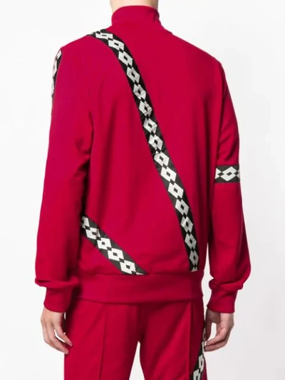 Shop Damir Doma X Lotto Panelled Jacket In Red