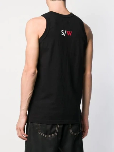 Shop Sacai Spring Winter Tank Top In Black