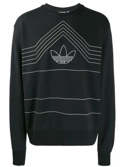 Shop Adidas Originals Rivalry Sweatshirt In Black/white