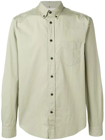 ACNE STUDIOS ISHERWOOD SOFT POP SHIRT - 绿色