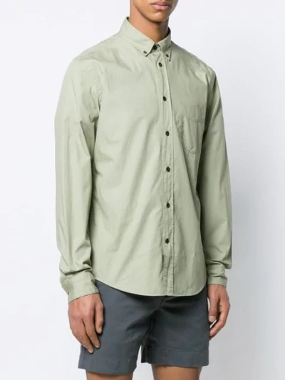 ACNE STUDIOS ISHERWOOD SOFT POP SHIRT - 绿色