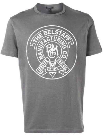 Shop Belstaff Logo T In Grey