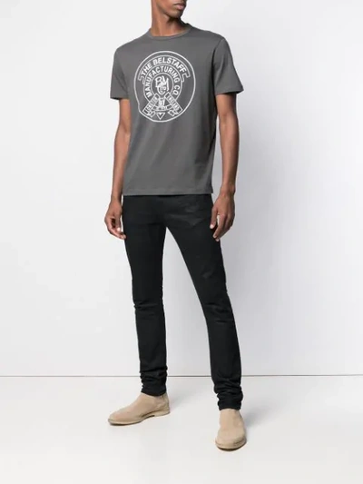 Shop Belstaff Logo T In Grey