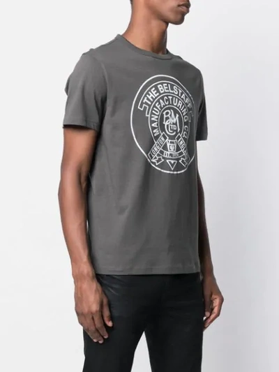 Shop Belstaff Logo T In Grey