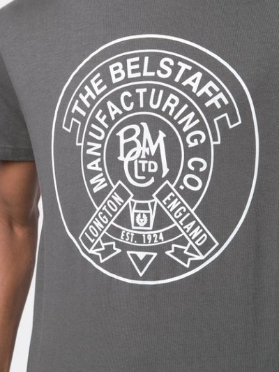 Shop Belstaff Logo T In Grey