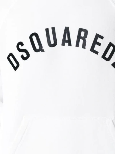 Shop Dsquared2 Vintage Logo Pocket Sweatshirt In White