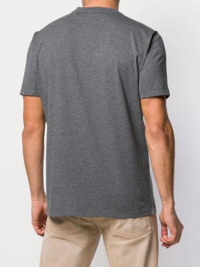 Shop Brunello Cucinelli Plain T-shirt In Grey