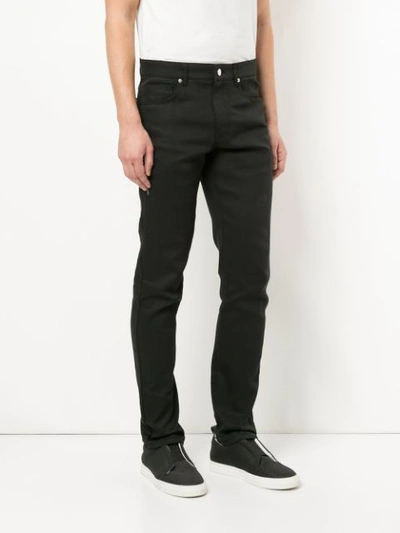 Shop System Zip Detail Skinny Jeans - Black