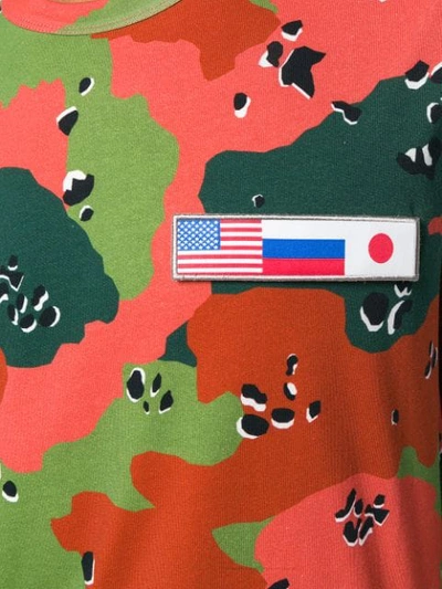 Gosha Rubchinskiy Camouflage Hybrid T-shirt In Multicolour