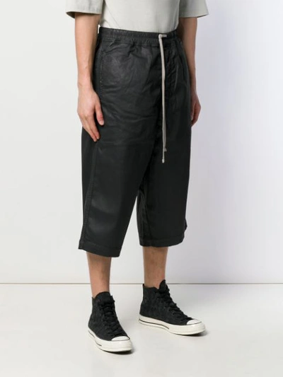 Shop Rick Owens Drkshdw Classic Dropped-crotch Shorts In Black