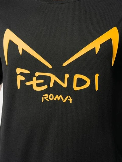 Shop Fendi Bag Bugs T-shirt In Black