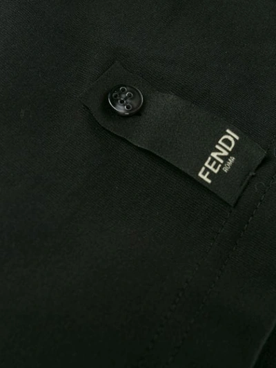 Shop Fendi Bag Bugs T-shirt In Black