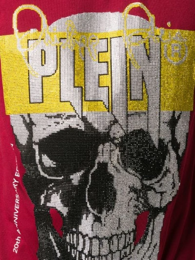 Shop Philipp Plein Skull T-shirt In Red