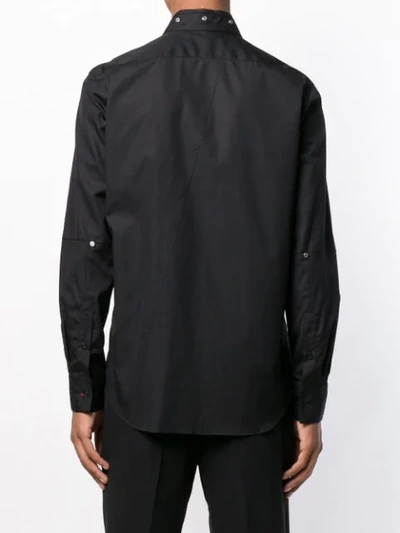 Shop Icosae Appliqués Shirt In Black