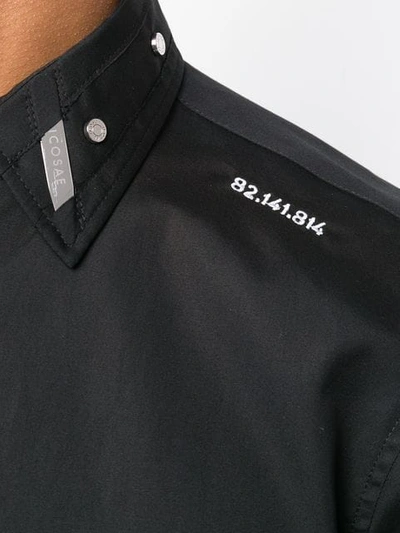 Shop Icosae Appliqués Shirt In Black