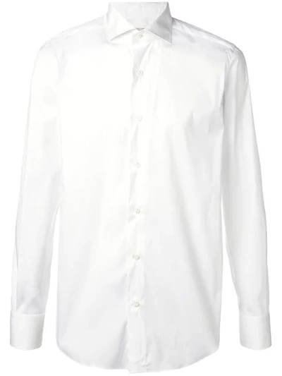 Shop Alessandro Gherardi Dotted Tailored Shirt In White