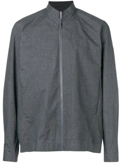 Shop Arc'teryx Lightweight Bomber Jacket In Grey