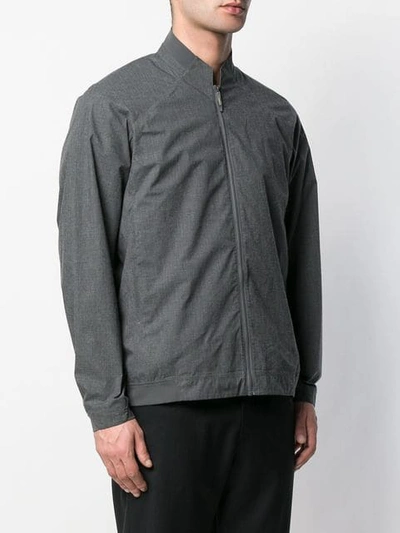 Shop Arc'teryx Lightweight Bomber Jacket In Grey