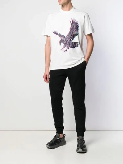 Shop Intoxicated 3d Eagle T-shirt In White