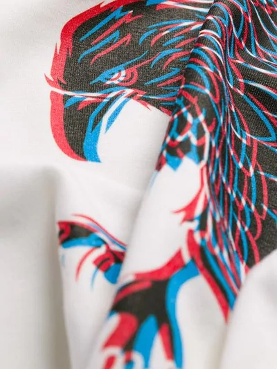 Shop Intoxicated 3d Eagle T-shirt In White