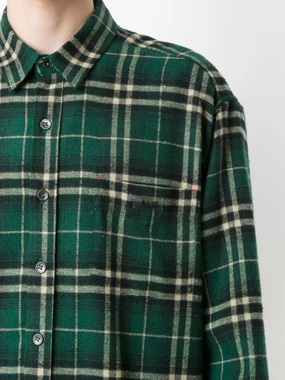 Shop Àlg Check Print Shirt In Multicolour