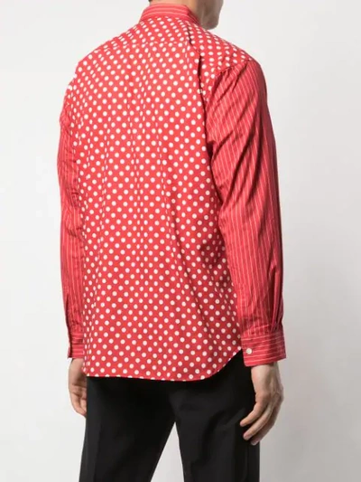 Shop Supreme X Cdg Striped Shirt In Red
