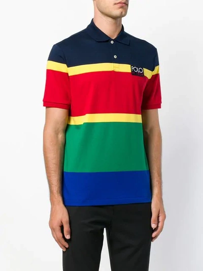 Shop Polo Ralph Lauren Shortsleeved Polo Shirt In Red