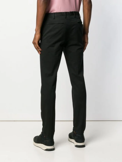 Shop Pt01 Skinny Fit Trousers In Black