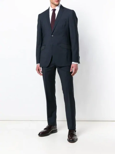 Shop Etro Two Piece Formal Suit In 201 Blue