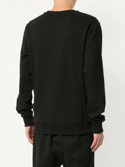Shop Les Benjamins Rapai Photo Print Sweatshirt In Black