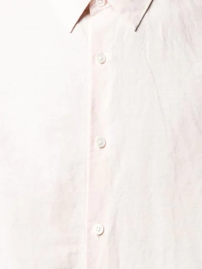 Shop Theory Irving Button Shirt In Pink