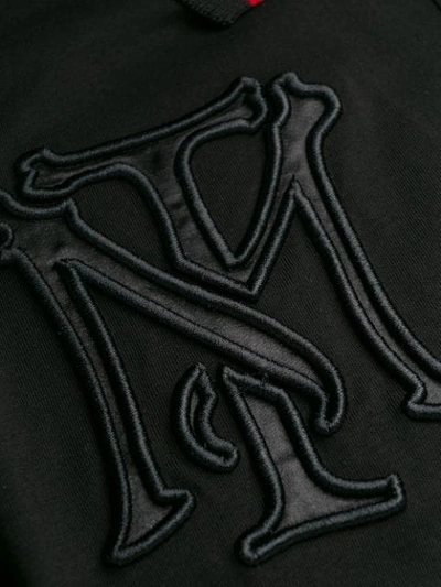 Shop Philipp Plein Scarface Print Polo Shirt In Black