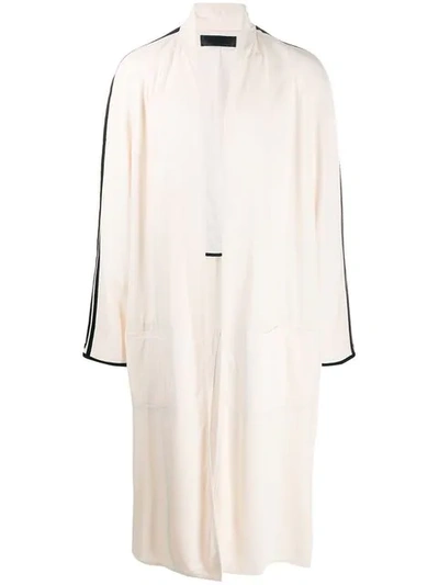 Shop Haider Ackermann Long Robe Coat In White