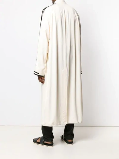 Shop Haider Ackermann Long Robe Coat In White