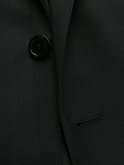 Shop Ermenegildo Zegna Check Print Suit In Black