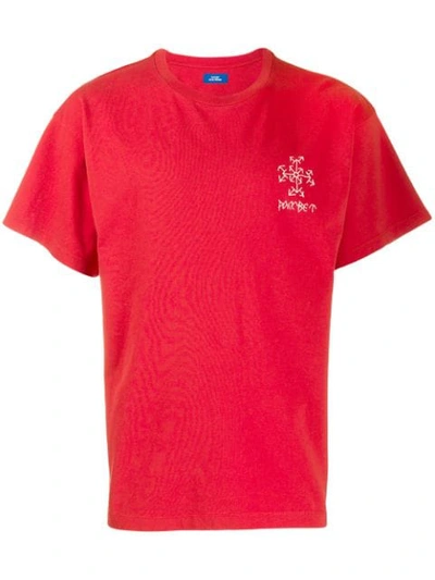 Shop Rassvet Logo Printed T-shirt In Red
