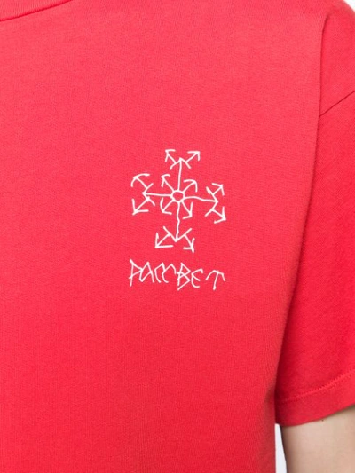 Shop Rassvet Logo Printed T-shirt In Red