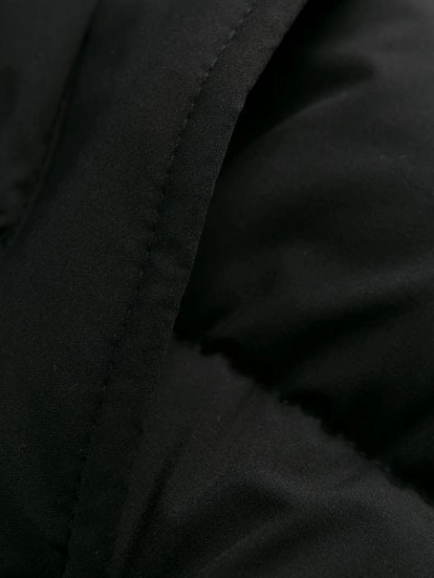 Shop Moorer Florio Padded Coat In Black