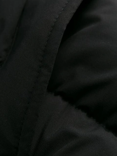 Moorer Florio Double-breasted Padded Coat In Black