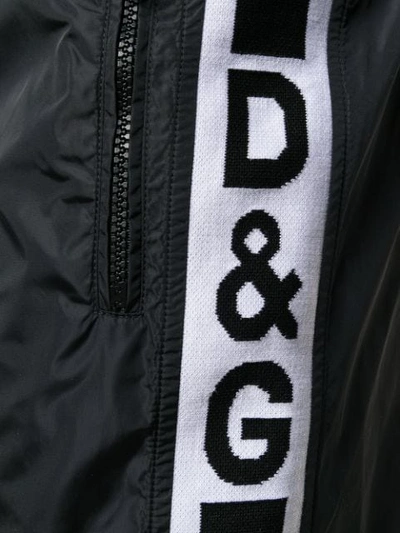 Shop Dolce & Gabbana Logo Track Pants In N0000 Nero