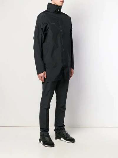 Shop Mammut Delta X Zipped Coat In Black