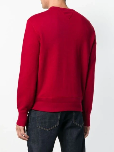 Shop Polo Ralph Lauren Cable Knit Jumper In Red