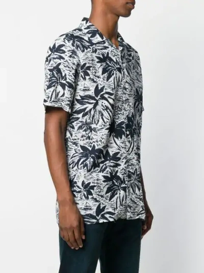 Shop Tommy Hilfiger Tropical Shirt In Blue