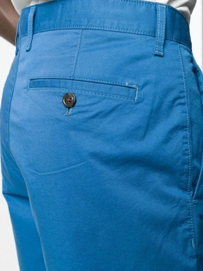 Shop Michael Kors Classic Chino Shorts In Blue