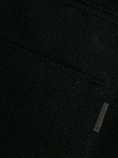 SAINT LAURENT STRAIGHT-LEG JEANS - 黑色