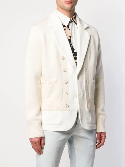 Shop Maison Margiela Button In Neutrals