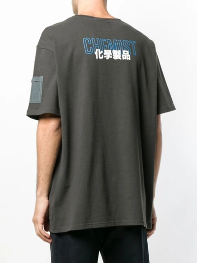 Shop C2h4 Logo Print T-shirt - Grey