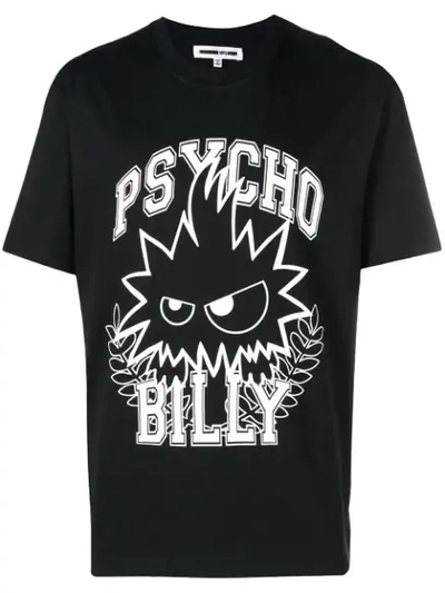 Shop Mcq By Alexander Mcqueen 'psycho Billy' T-shirt In Black