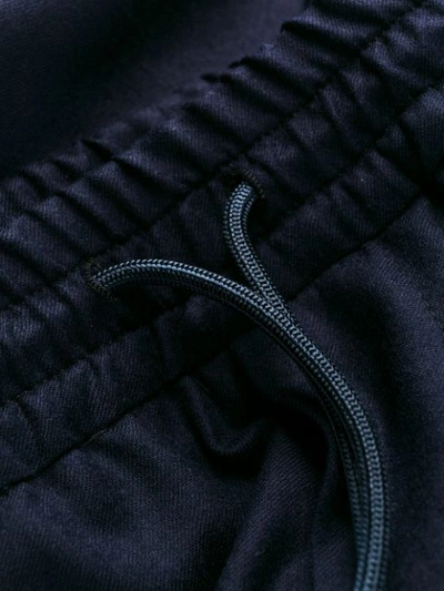 Shop Ermenegildo Zegna Zipped Cuffs Track Pants In Blue