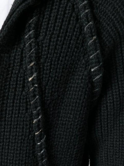 Shop Yohji Yamamoto Cable In Black